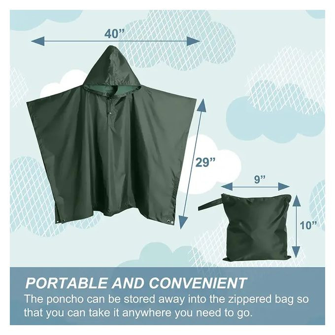 Waterproof Poncho Raincoats